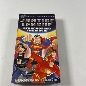 Justice League Star Crossed: The Movie VHS 2004